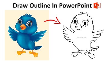 How to Draw Outline from Image In PowerPoint