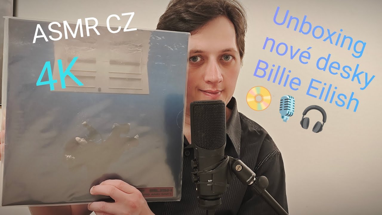 ASMR CZ • Unboxing nové desky Billie Eilish 