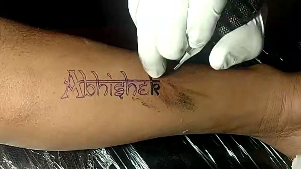 Update 77 about abhishek naam ka tattoo super cool  indaotaonec