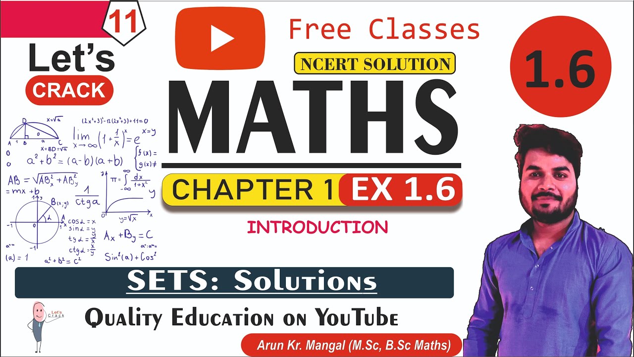 Ch 1 exercise 1 6 math ncert class 11 question and answer lets