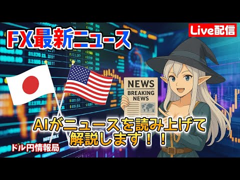 【FXライブ配信】2026.3/3.7:02~AIが最新ニュースをすべて読み上げます！リアルタイムでドル円レートをお知らせしニュースが入り次第、今後のドル円レートについて詳しく解説していきます。