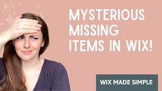 Troubleshooting Missing Elements in Wix by Wix Made Simple  324 views 3 months ago 5 minutes, 56 seconds