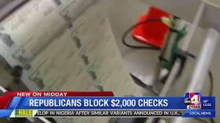 House Republicans block $2,000 checks despite Trump calling relief bill a ‘disgrace’