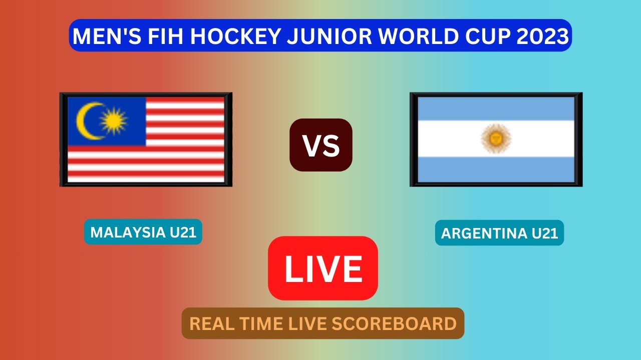 Malaysia Vs Argentina LIVE Score UPDATE Today U21 Field Hockey 2023