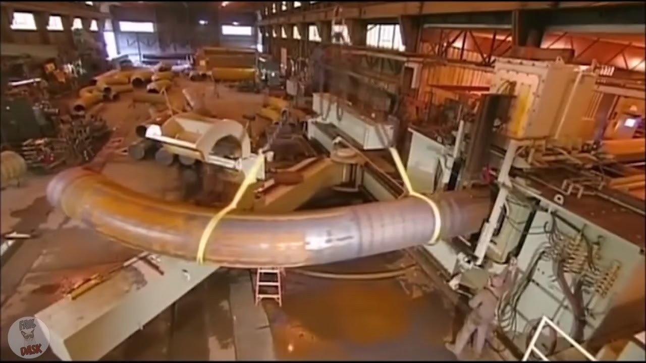 Bending World Biggest Oil Pipe - 21 Tons Pipe bending Process