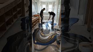Watch This Bathroom Turn Into a Luxury Epoxy Masterpiece