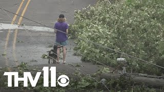 Hot Springs begins cleaning up damage from overnight tornado