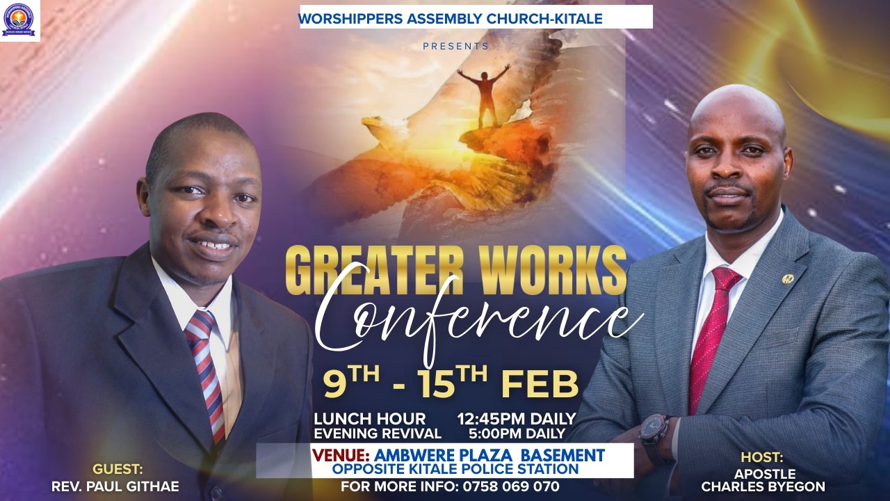 GREATER WORKS CONFERENCE || EVENING SERVICE || 9TH FEB 2026 || AMBWERE PLAZA BASEMENT ~TOWN ALTAR
