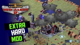 Red Alert 2 | Extra Hard Mod | ISOLATION | 1 vs 7 brutal ai