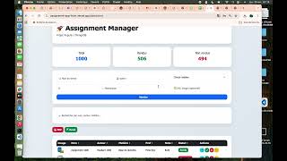 Assignment Manager — Projet Angular / MongoDB / Node.js