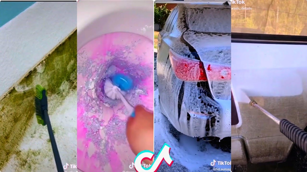 cleaning Tik tok compilation YouTube