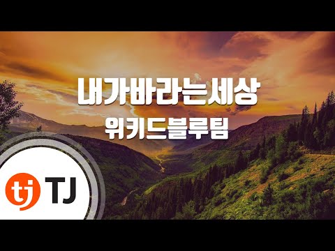 [TJ노래방 / 1키내림] 내가바라는세상 - 위키드블루팀 / TJ Karaoke