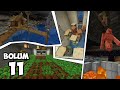 KÖYLÜ SİSTEMİ + DEMİR FARMI + BALIKÇI  | Minecraft Efsane Survival | S3 Bölüm 11