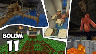 KÖYLÜ SİSTEMİ + DEMİR FARMI + BALIKÇI  | Minecraft Efsane Survival | S3 Bölüm 11