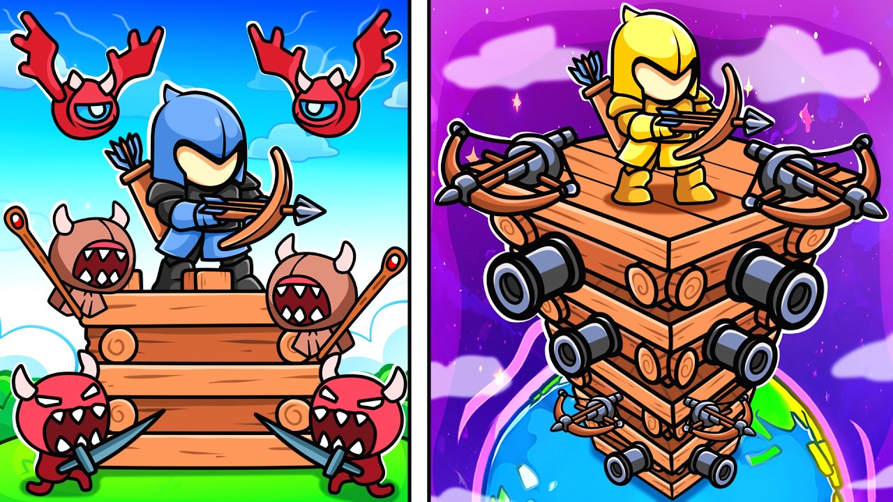 I Upgraded My Tower Until It Was UNSTOPPABLE..