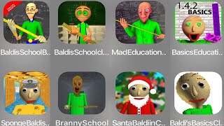 Baldi School,Mad Education,Baldi Basics Education,Sponge Baldi,Branny School,Santa Baldi,Baldi Basic screenshot 5