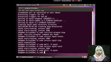 Konfigurasi proxy pada ubuntu menggunakan squid