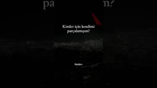 Oturdum Bir Koseye Hayatimi Sorguladim