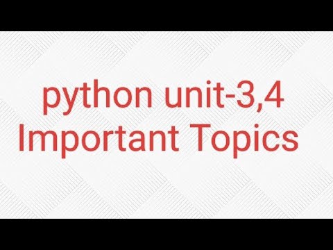 MSc computer science python subject important questions #1st year #2nd ...
