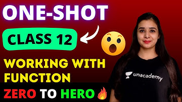 Chapter 1 Computer Science | Working with Function | One Shot | Class 12 Lovejeet Arora