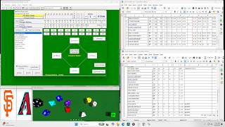 Baseball Statis-Pro Giants vs Diamondbacks Lincecum vs Webb 25 STRIKES OUT Esp. 145