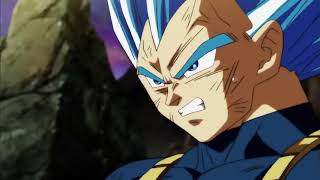 Vegeta vs god of destruction toppo (English sub)