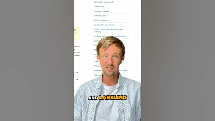 Amazon will end FBA Prep & Label Services in the US by January 2026