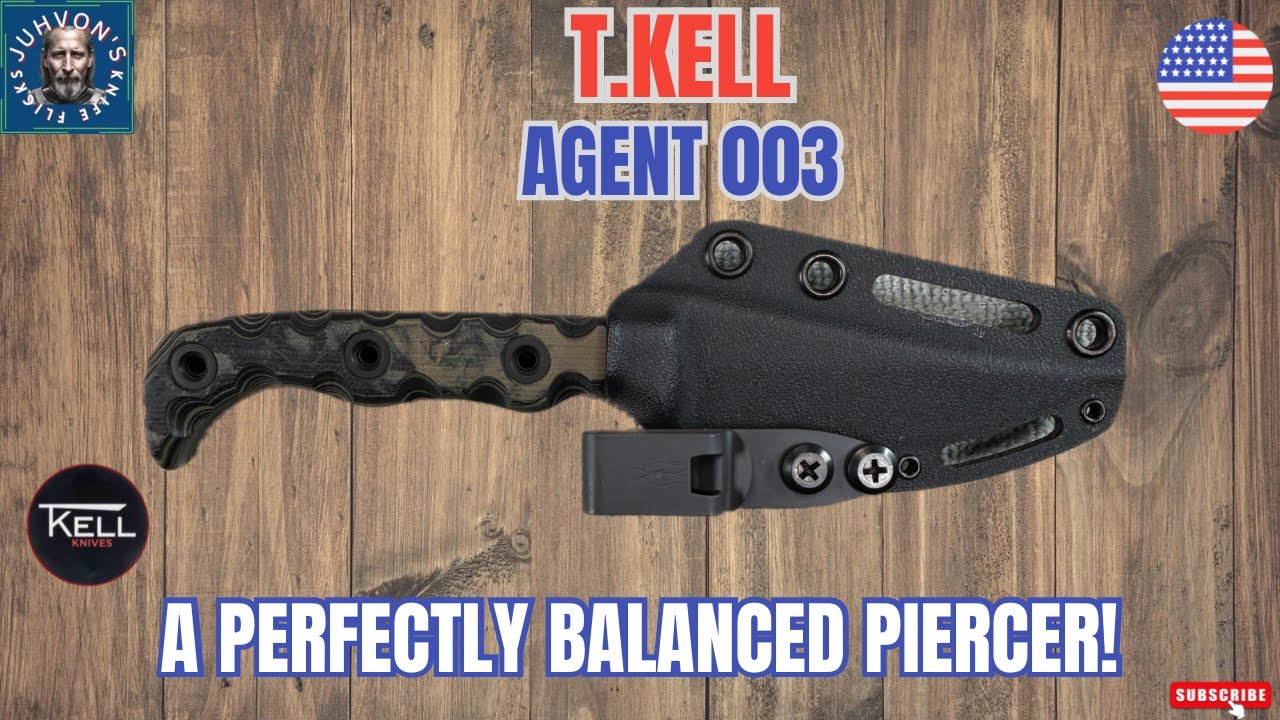 新品　TKELL Agent 003 アウトドアナイフ　レプリカ Buy Agent 003 Knife – Compact Nightstalker EDC Blade