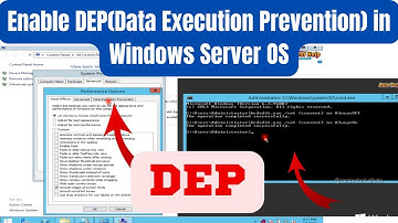 How to Enable DEP(Data Execution Prevention) in Windows Server OS