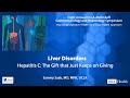 Liver Disorders: Hepatitis C | Sammy Saab, MD, MPH, UCLA | UCLA Digestive Diseases
