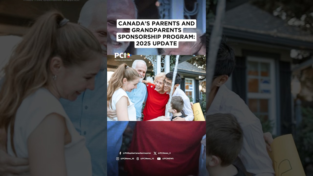 Canada Reopens Parents and Grandparents Sponsorship Program for 2025.