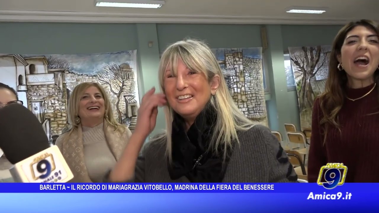 Barletta - Il ricordo di Mariagrazia Vitobello, madrina della Fiera del Benessere