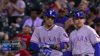 TEX@COL: Chirinos scores Choo with a single