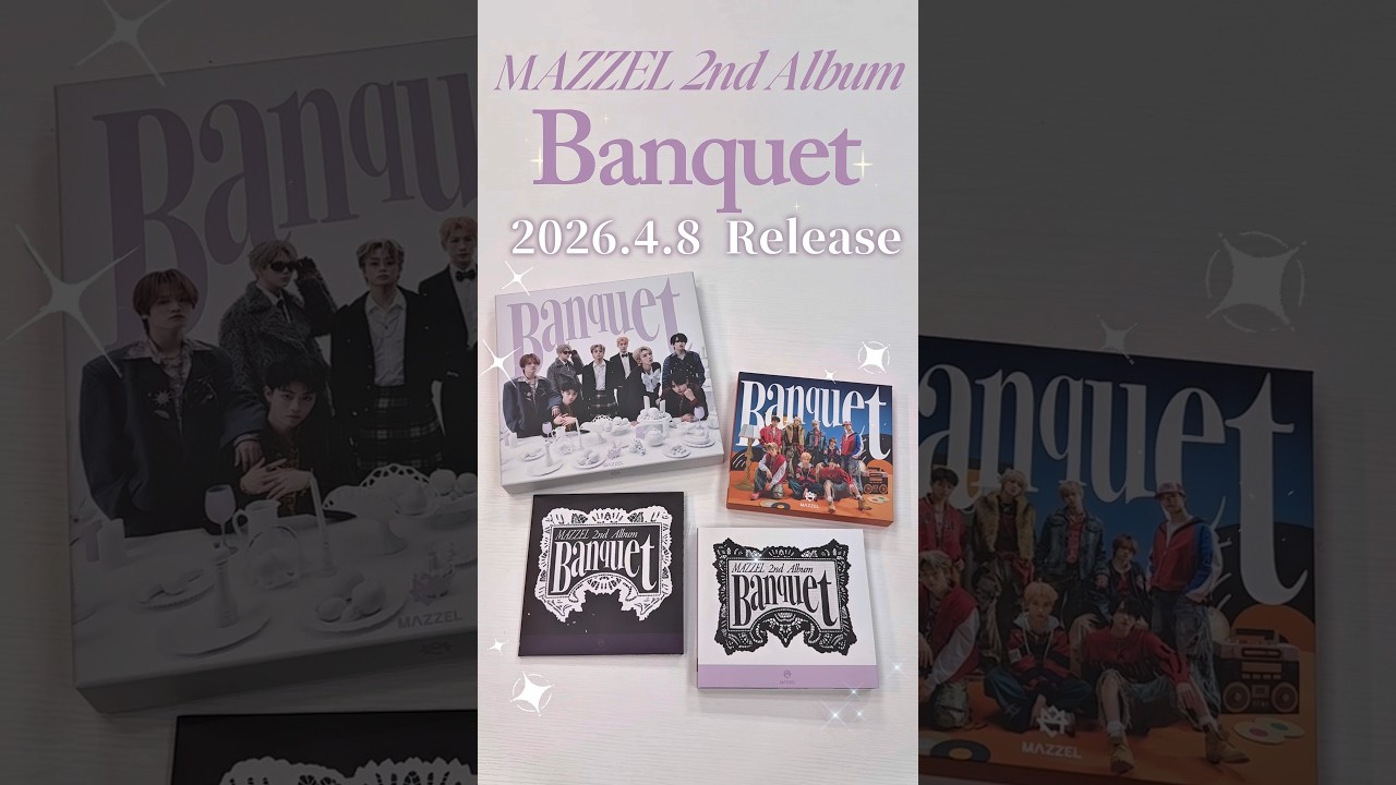 #MAZZEL 2nd Album「Banquet」Unboxing📦