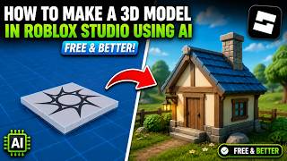 How To Make A 3D Model In Roblox Studio Using AI FOR FREE