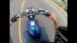 Full Kawasaki LTD440 test ride Update