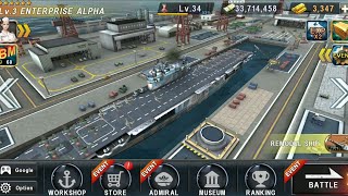 Warship Battle: USS ENTERPRISE aircraftcarrier Gameplay... screenshot 5