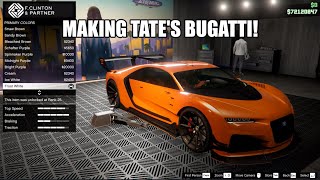 BUYING AND MODIFYING ANDREW TATE'S BUGATTI IN GTA ONLINE!