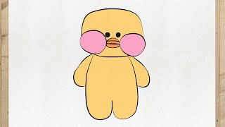 How To Draw Paper Duck Diy Paper Craft Character Step-By-Step Tutorial