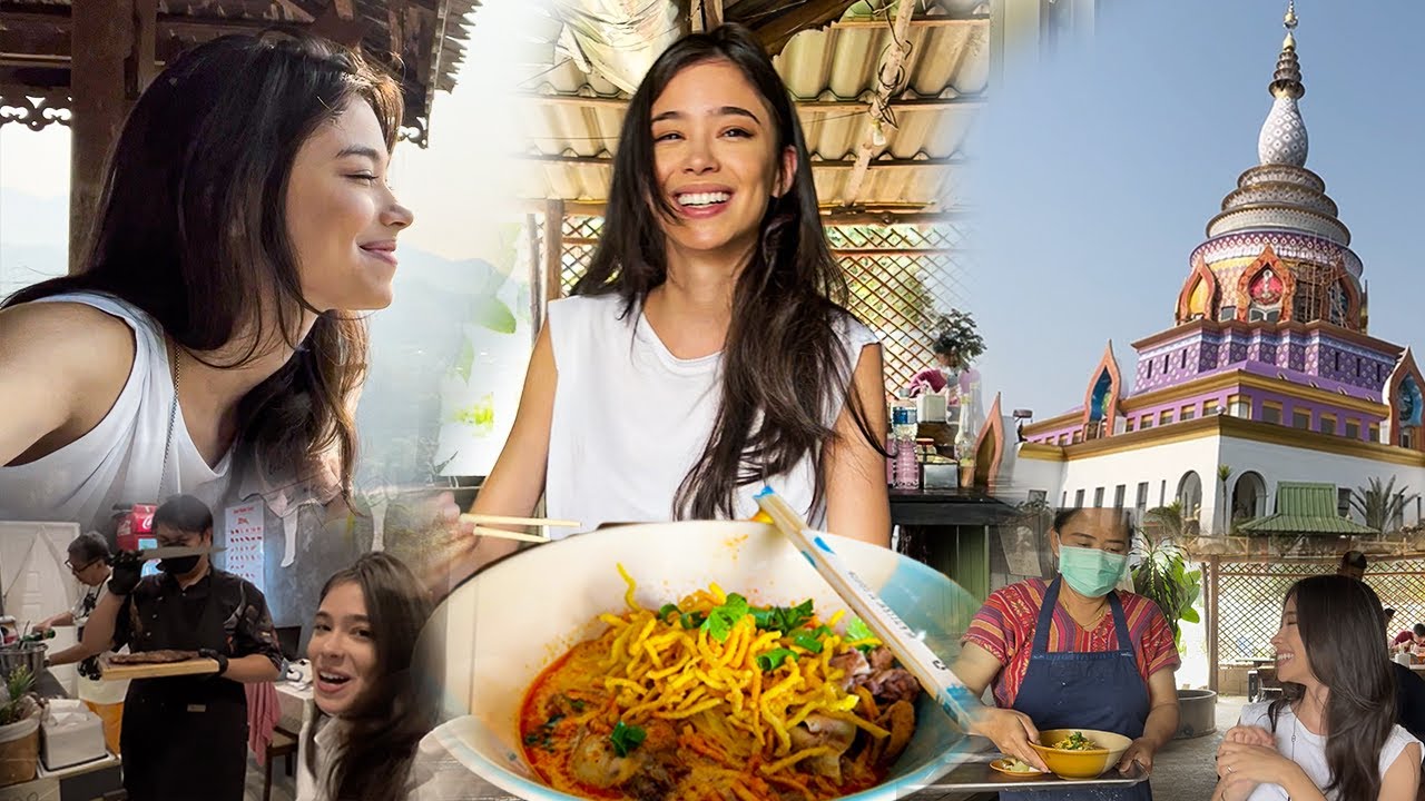 สาวบราซิลพาไปกินข้าวซอยที่อร่อยที่สุดที่อำเภอแม่อาย!!! เชียงใหม่