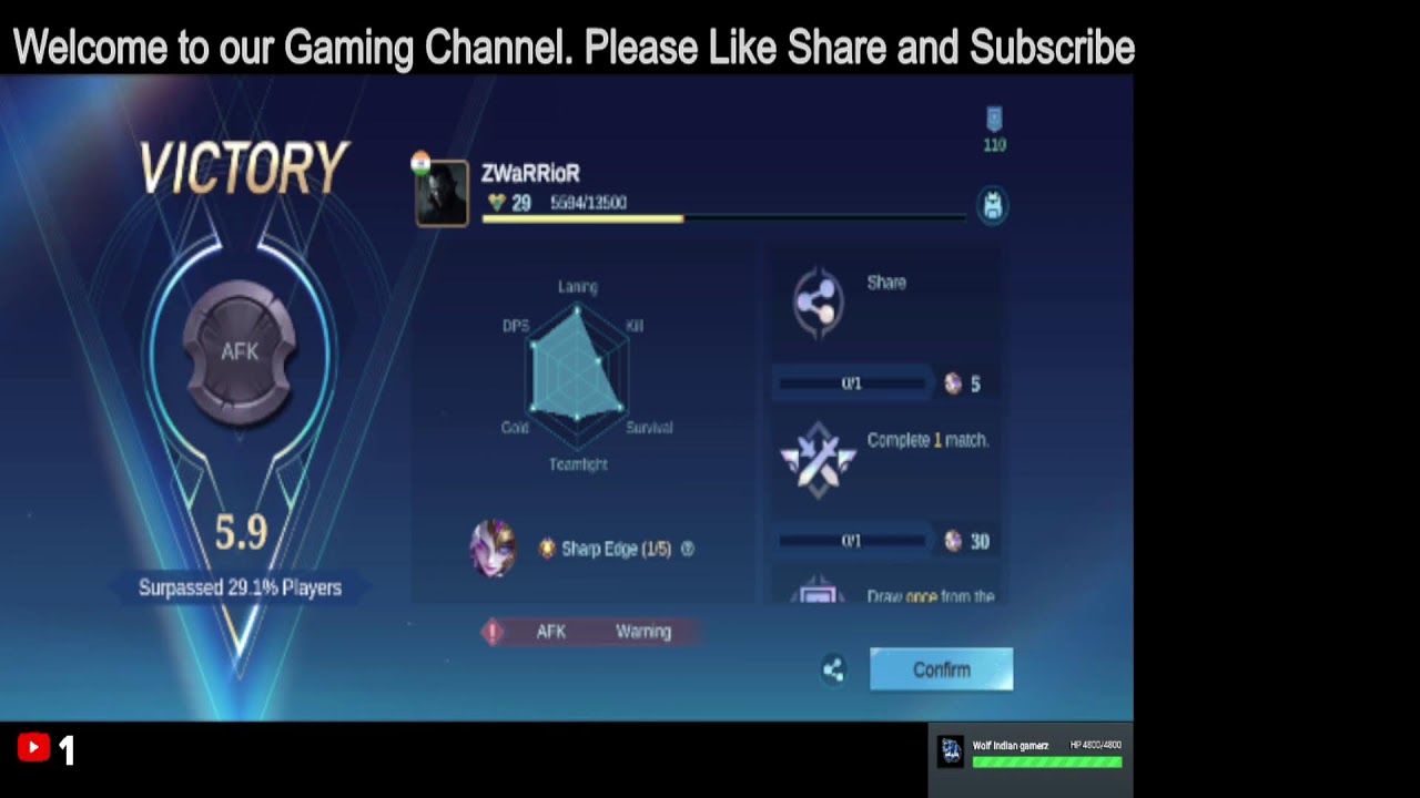 Epic Rank Push – Mobile Legends Live! 