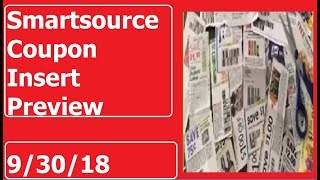 Smartsource Coupon Insert Preview (Plus a Freebie Deal!!!)- 9/30/18