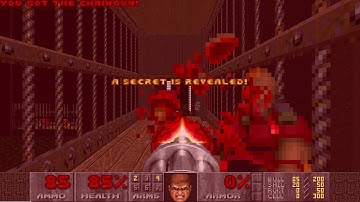 Doom II - Map 26 (The Abandoned Mines) - NM 100S in 1:03.77