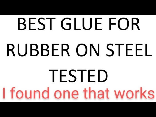 Moldable Glue that Turns into Rubber? Can it Fix Anything? Test +
