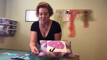 Accordion Sewn scrappy  half square triangles Part 1 - Why scrappy, and what to cut