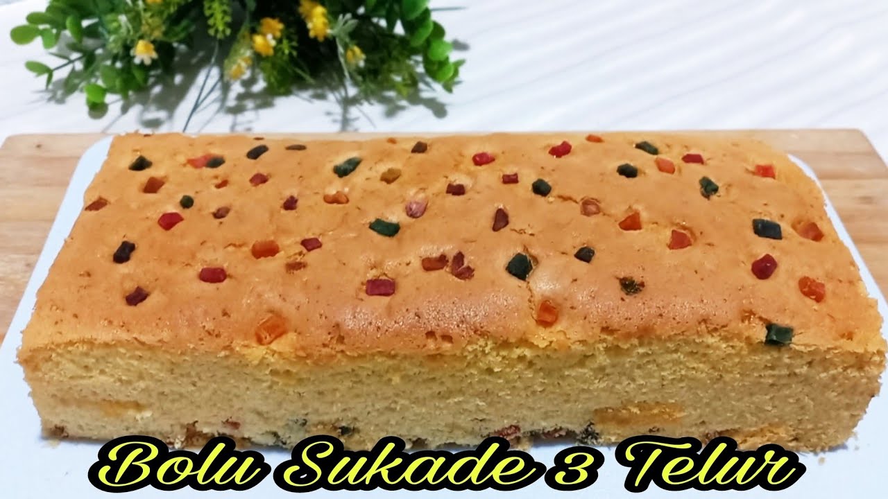 RESEP BOLU SUKADE LEMBUT Metode all in one