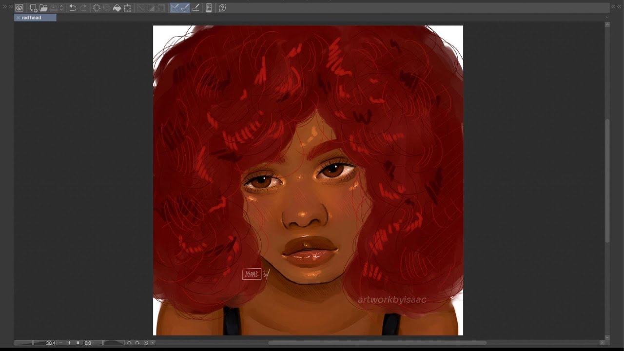 One Layer Challenge Speedpaint - YouTube