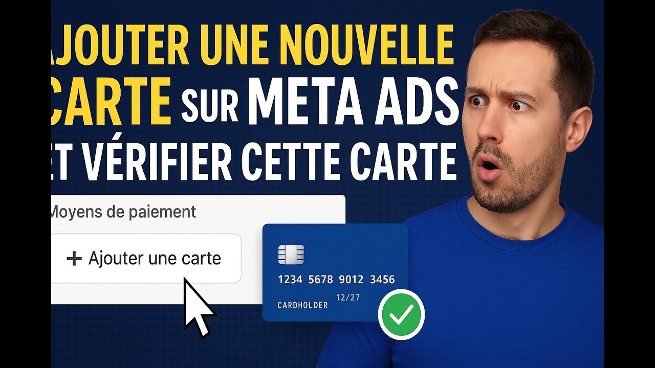 Ajouter et Verifier une nouvelle carte sur META ADS - YouTube