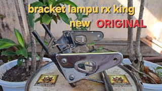 dudukan bracket kupingan lampu depan rx king new peredam ORIGINAL bracket lampu depan rx king 2007 2008