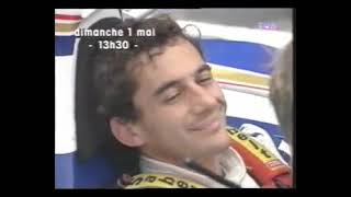 Ayrton Senna Imola San Marino 1994 fan talk and weekend summary, unique TV5 prerace cockpit views